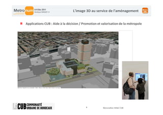CUB_Jean Pierre Sabatier_L'image 3D au service de l'aménagement 