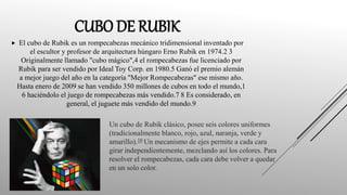 Cubo de rubik | PPT