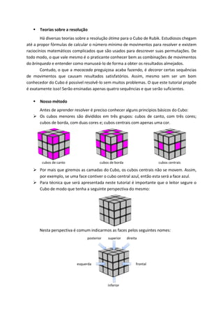 Método de Camadas – Parte 6 – Montar Cubo Mágico