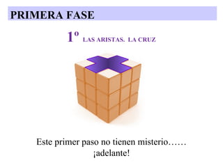 PRIMERA FASE

1º LAS ARISTAS. LA CRUZ

Este primer paso no tienen misterio……
¡adelante!

 
