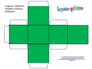 AUTOR: María José de Luis Flores. Maestra especialista en
Audición y Lenguaje-Psicopedagoga. Autora del blog
http://lapsico-goloteca.blogspot.com.es LICENCIA CC (BY-NC-SA)
MADRID 2017
Imágenes: ARASAAC,
PIXABAY Y GOOGLE
IMÁGENES
 
