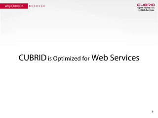 9Why CUBRID?CUBRID is Optimized for Web Services