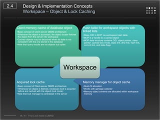 Object, Class and OID