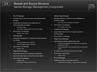 Design & Implementation ConceptsHeap, B+tree, Catalog, and Temp2.721/41   First Look Inside CUBRID