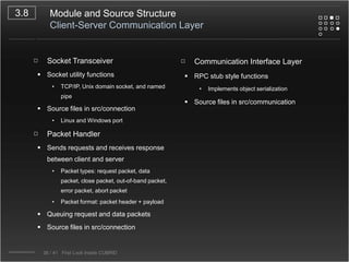 Client Storage Management Component