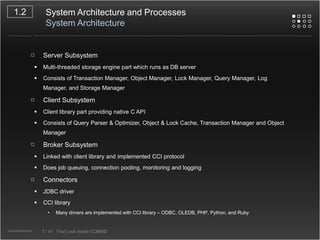 CUBRID Processes and IPC