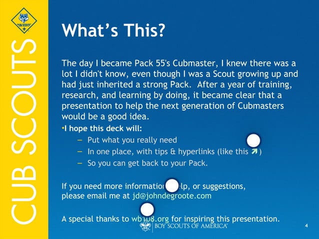 Cubmaster's Toolbox | PPT