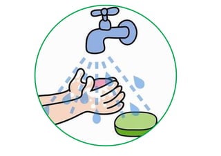 Cuci Tangan di pusat kesehatan masyarakat