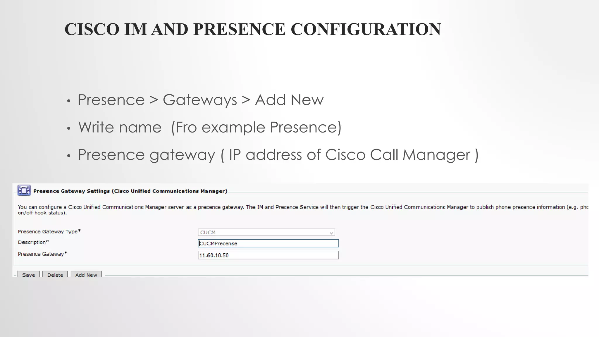 Cucm and im&presence server integration | PPT