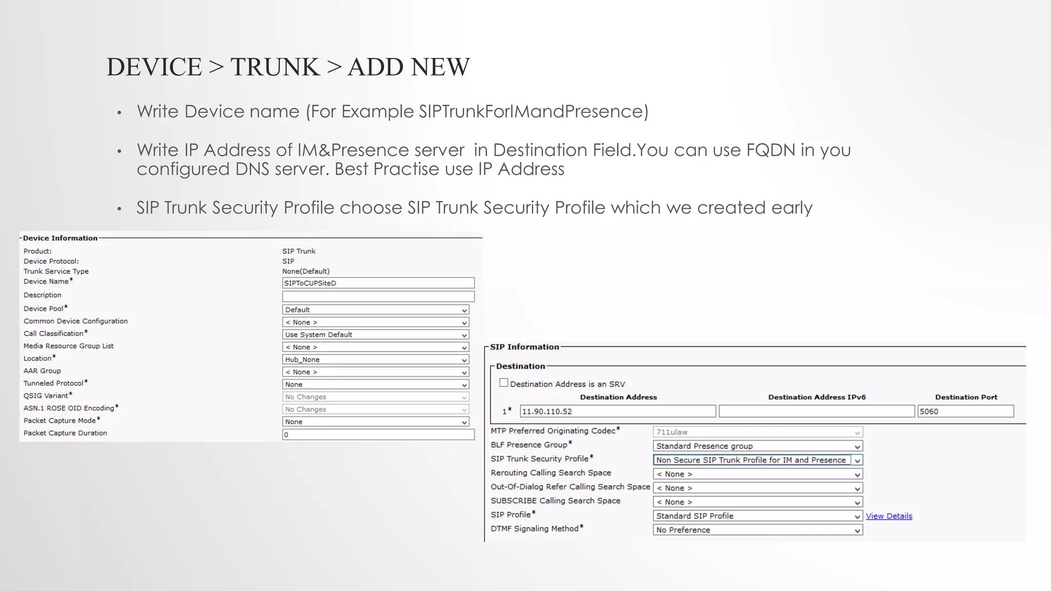 Cucm and im&presence server integration | PPT