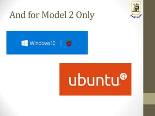 And for Model 2 Only
 