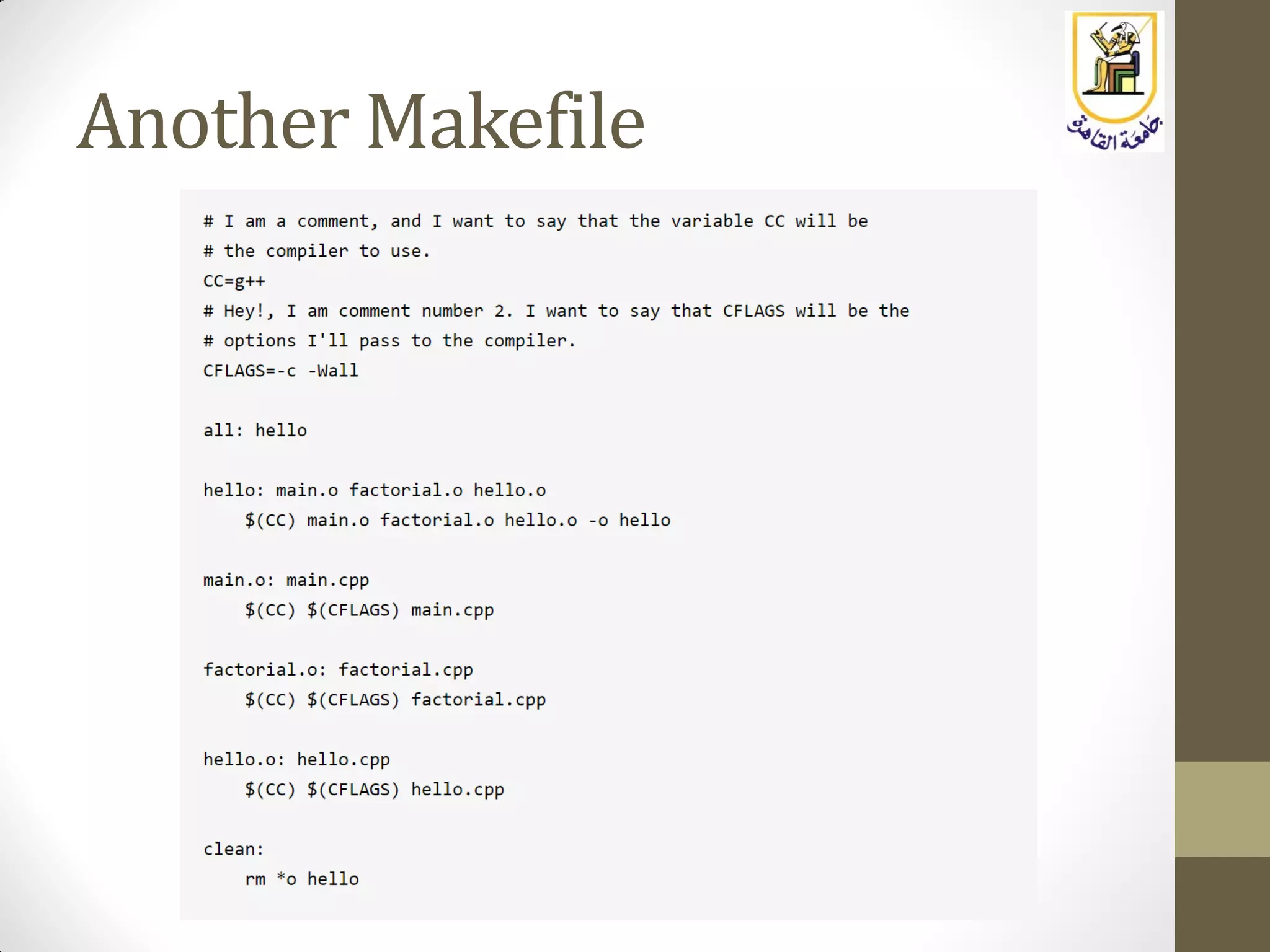 Another Makefile
 