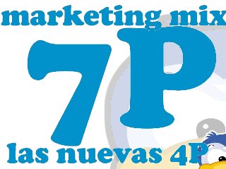las 7P del Marketing Mix (las nuevas 4P) by ©cucodevenegas