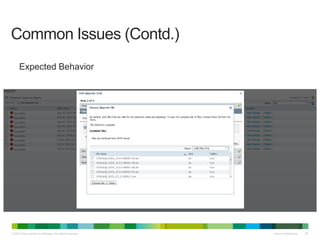 © 2013 Cisco and/or its affiliates. All rights reserved. Cisco Confidential 40
Common Issues (Contd.)
Expected Behavior
 