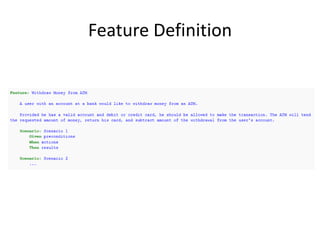 Feature Definition
 