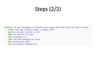 Steps (2/2)
 