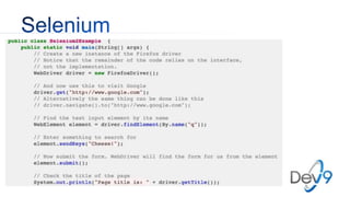 phantomjs selenium java tutorial phantomjs selenium java tutorial