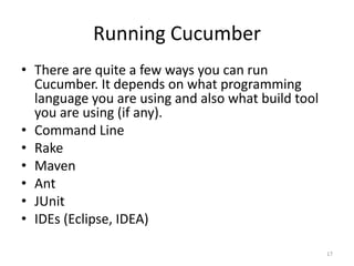 Running Cucumber Using Rake