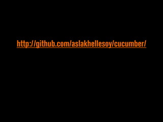 Cucumbers & Factory Girls