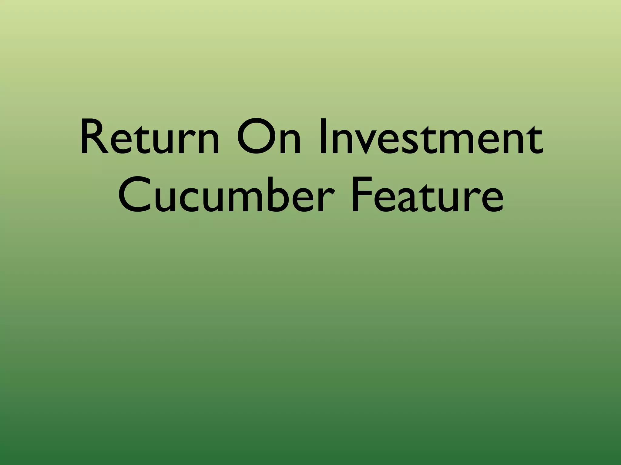 Outside-in Development with Cucumber and Rspec
