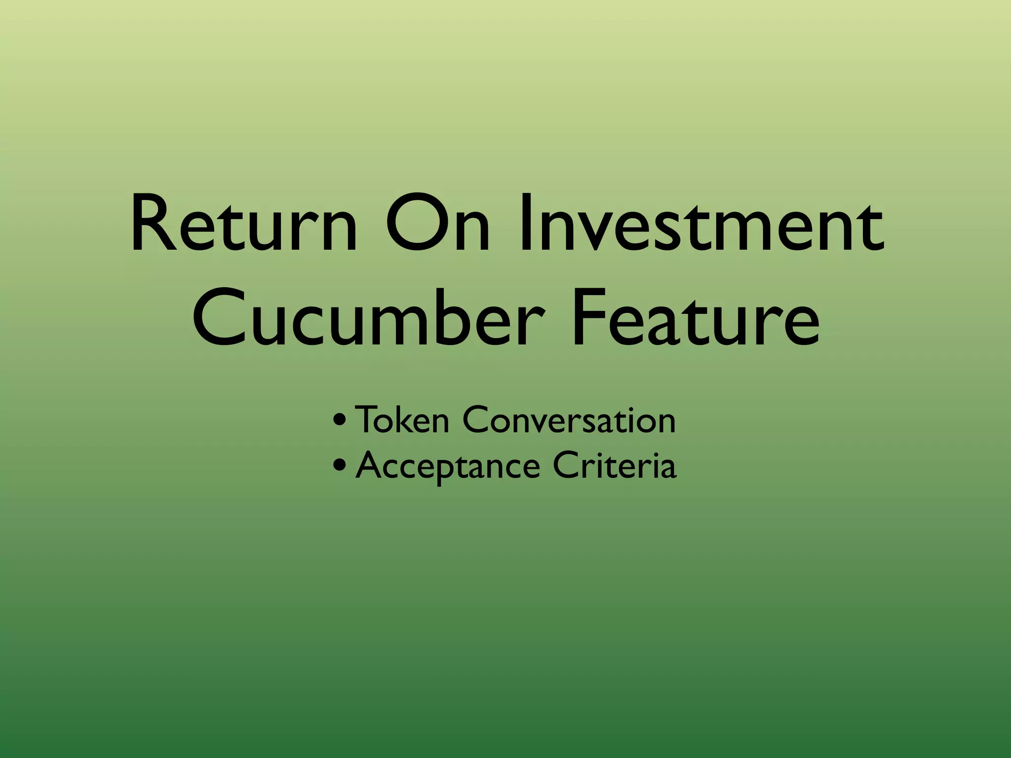 Outside-in Development with Cucumber and Rspec