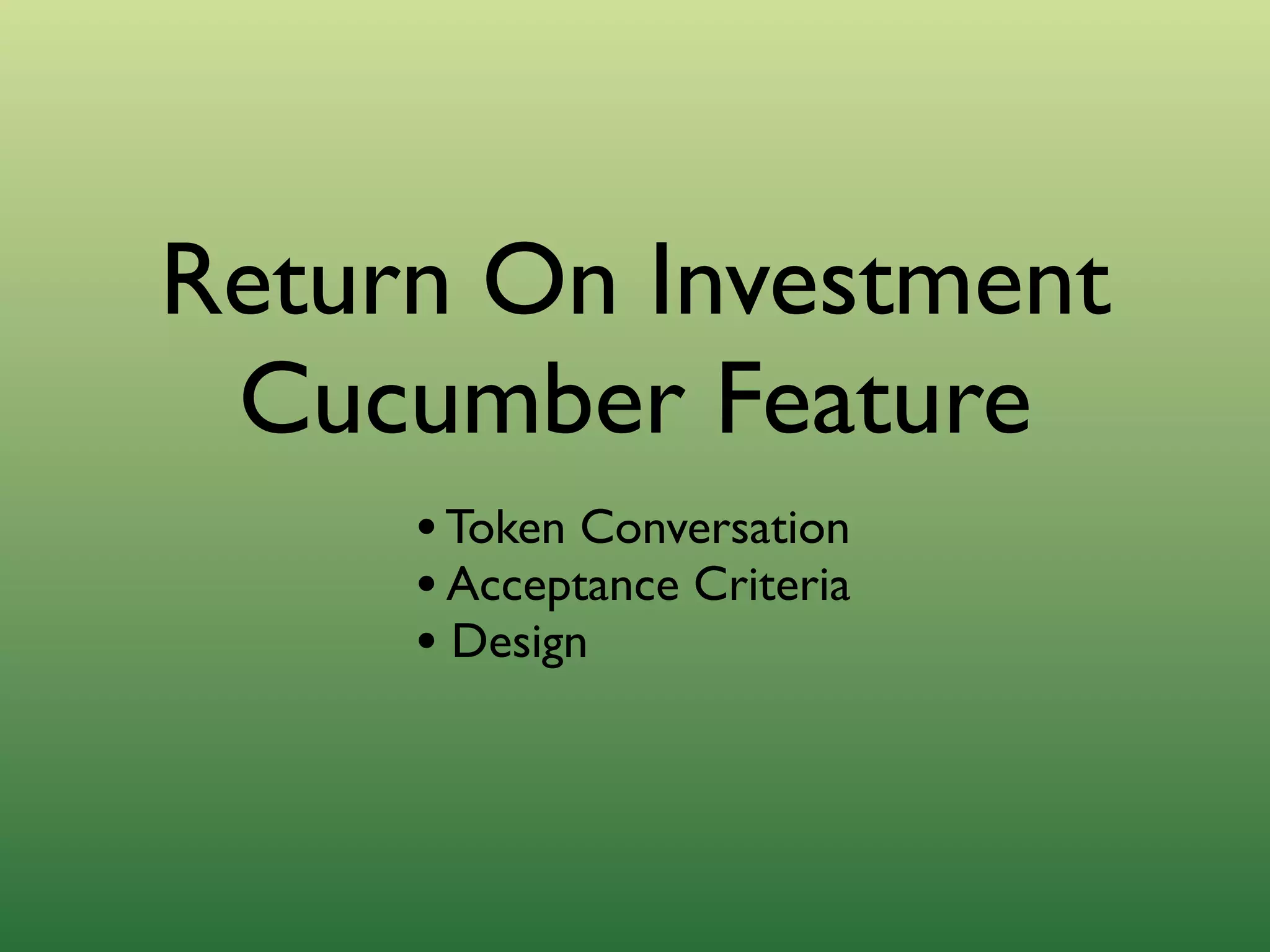 Outside-in Development with Cucumber and Rspec