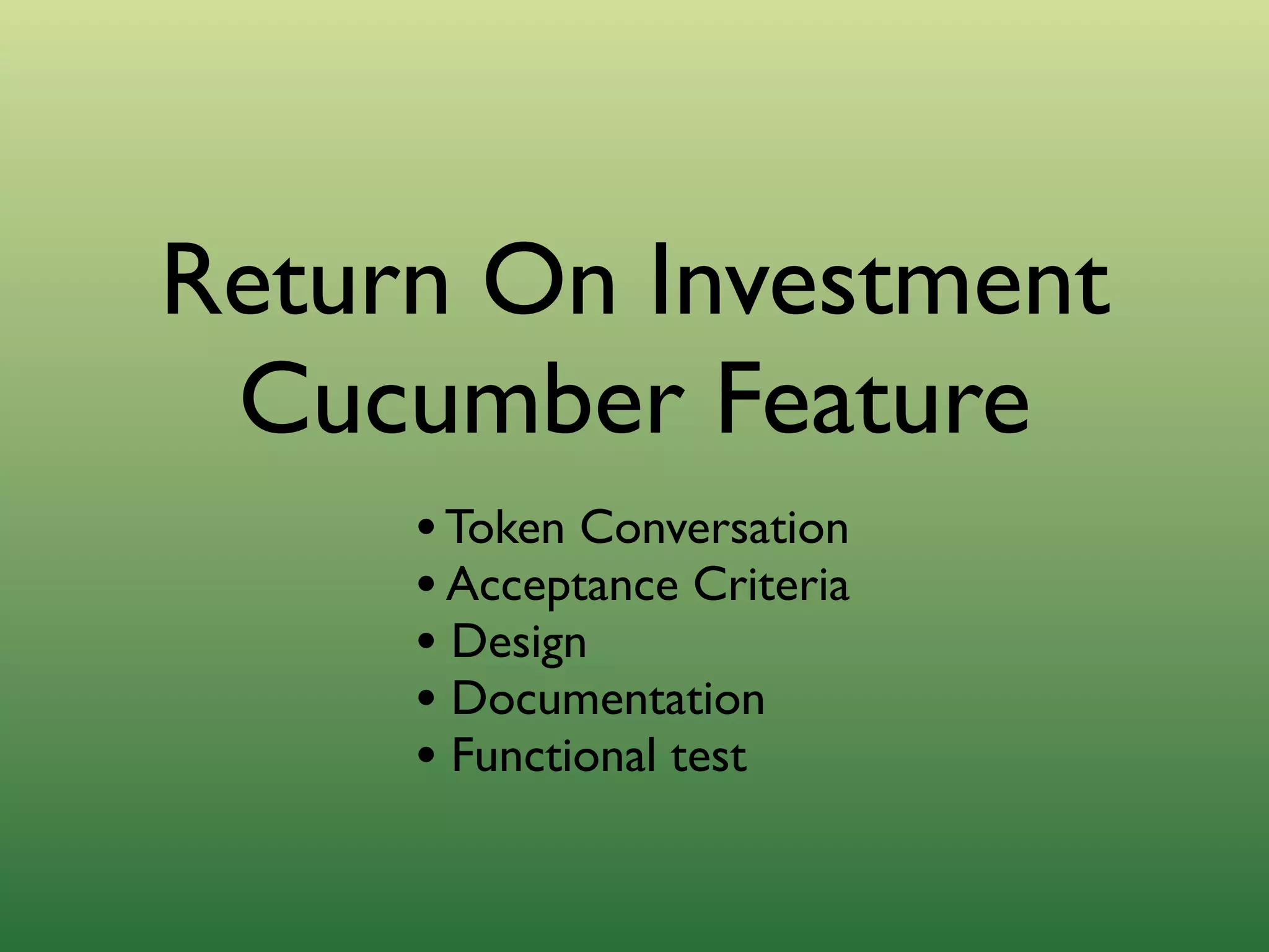 Outside-in Development with Cucumber and Rspec