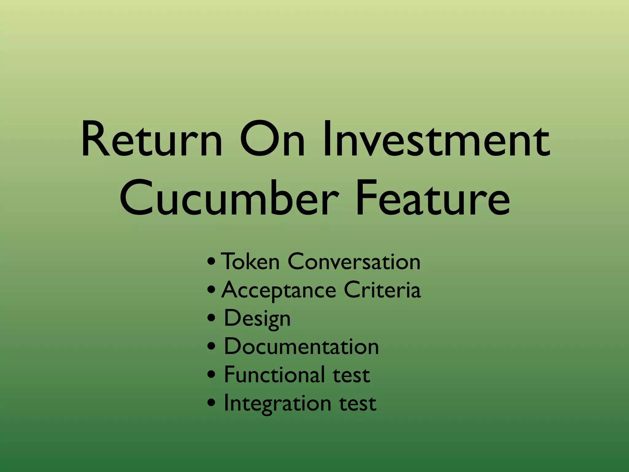 Outside-in Development with Cucumber and Rspec
