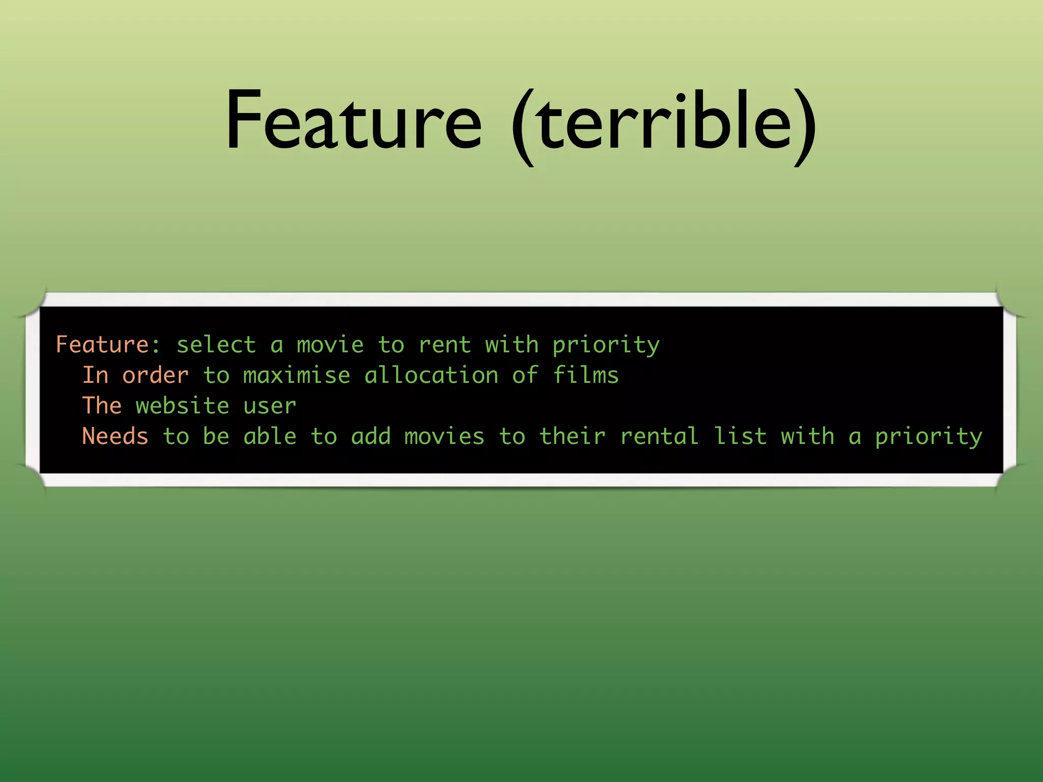 Outside-in Development with Cucumber and Rspec