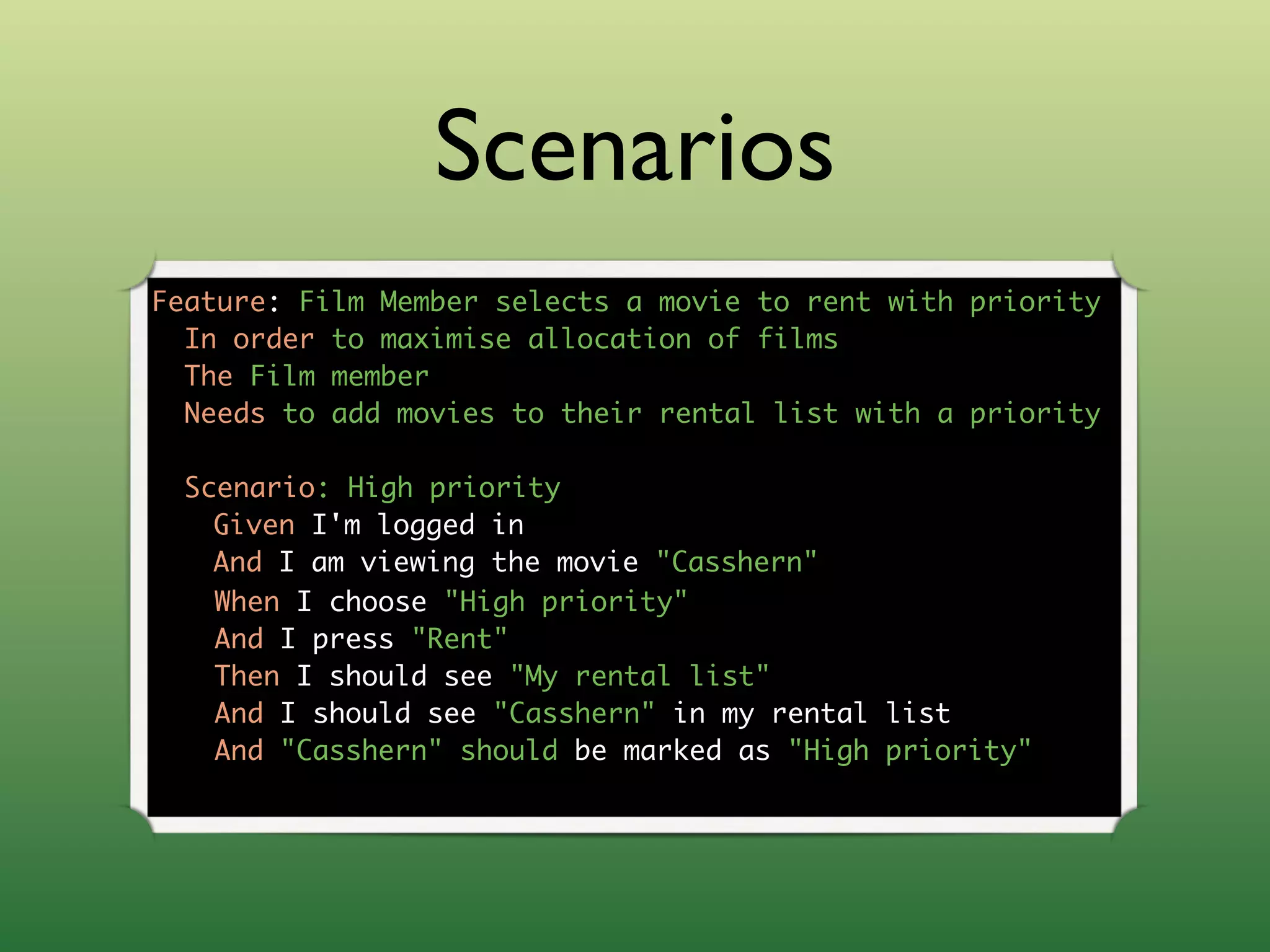 Outside-in Development with Cucumber and Rspec