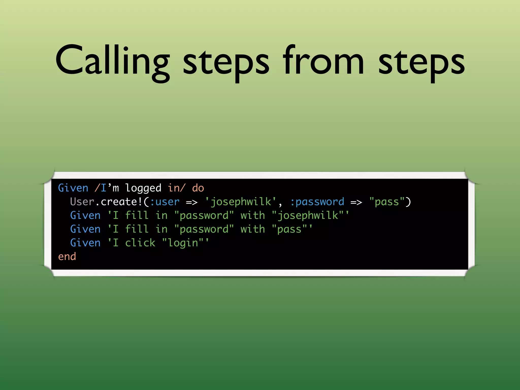 Outside-in Development with Cucumber and Rspec