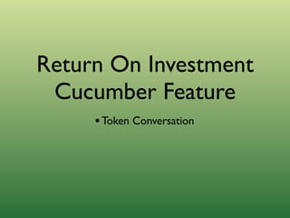 Outside-in Development with Cucumber and Rspec