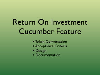 Outside-in Development with Cucumber and Rspec