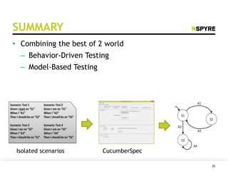 Cucumber spec - a tool takes your bdd to the next level | PDF