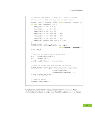 CUDA by Example : Constant Memory and Events : Notes | PDF