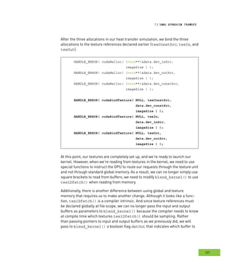 CUDA by Example : Texture Memory : Notes | PDF
