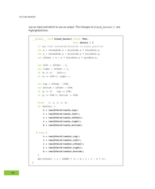 CUDA by Example : Texture Memory : Notes | PDF