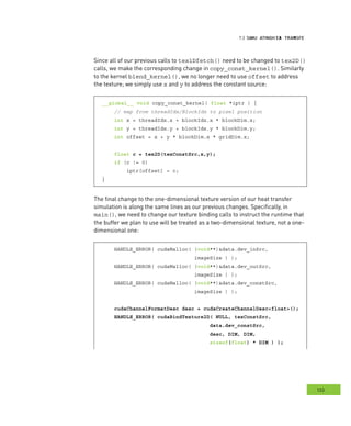 CUDA by Example : Texture Memory : Notes | PDF