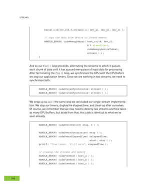 CUDA by Example : Streams : Notes | PDF