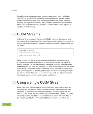 CUDA by Example : Streams : Notes | PDF