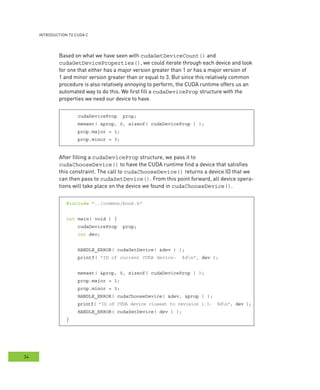CUDA by Example : NOTES | PDF