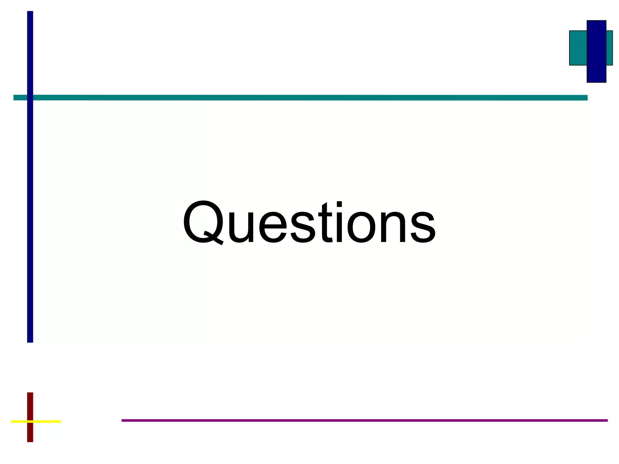 Questions
 