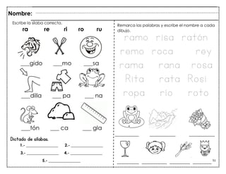 Cudernillo Lectoescritura Pdf