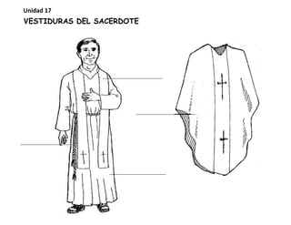 VESTIDURAS DEL SACERDOTE
Unidad 17
 