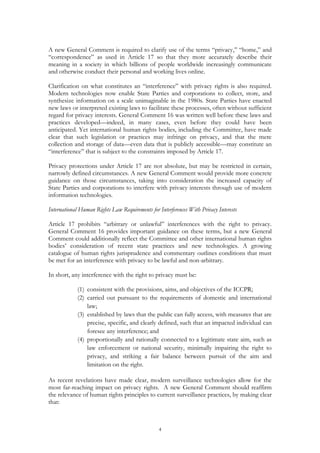 The Human Right to Privacy in the Digital Age | PDF