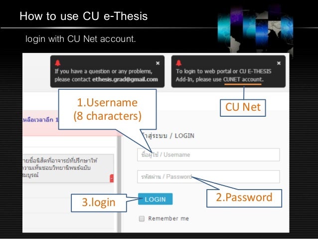 Chula thesis format image