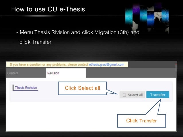 Cu denver thesis picture