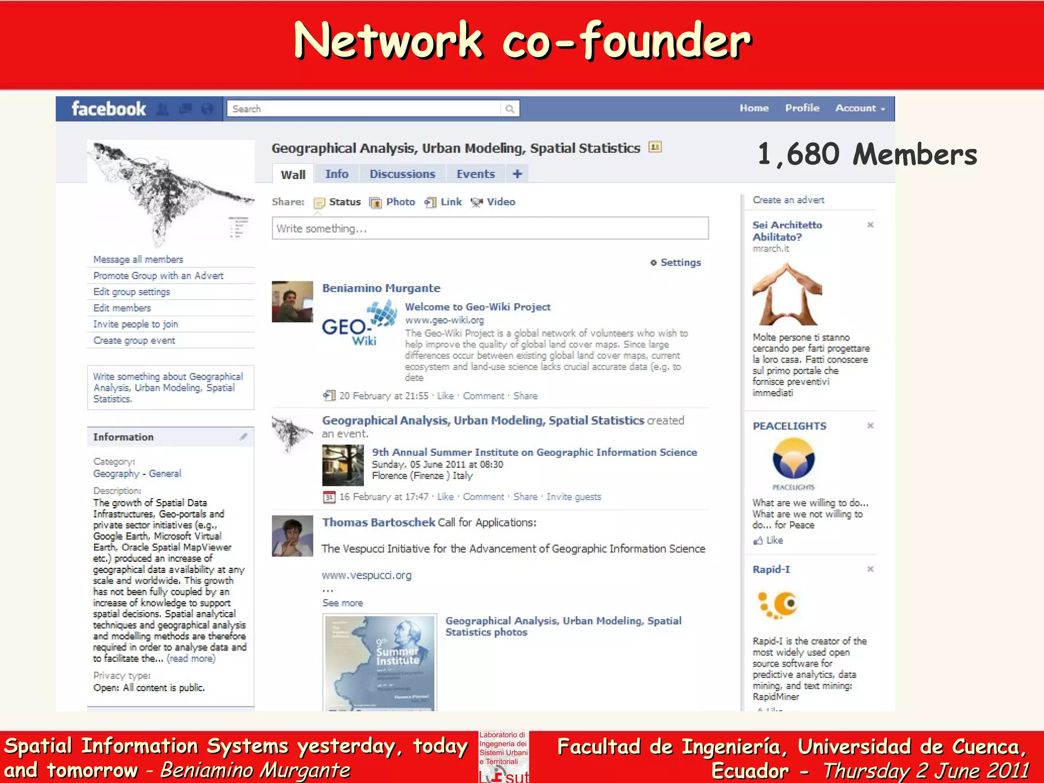 Network co-founder 1,680  Members   