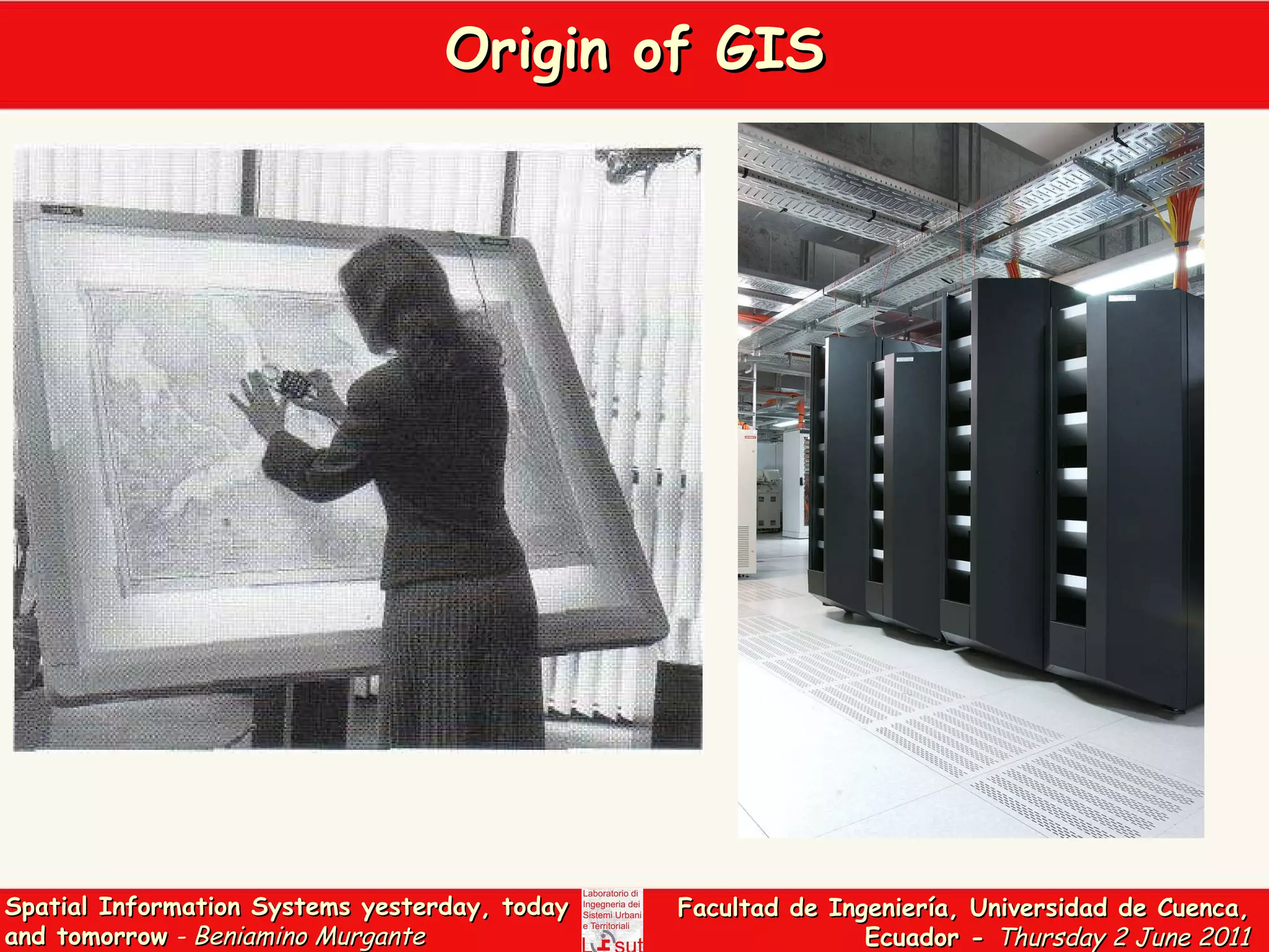 Origin of GIS 