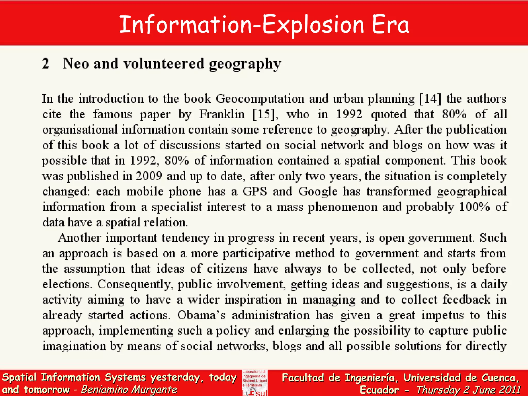 Information-Explosion Era 